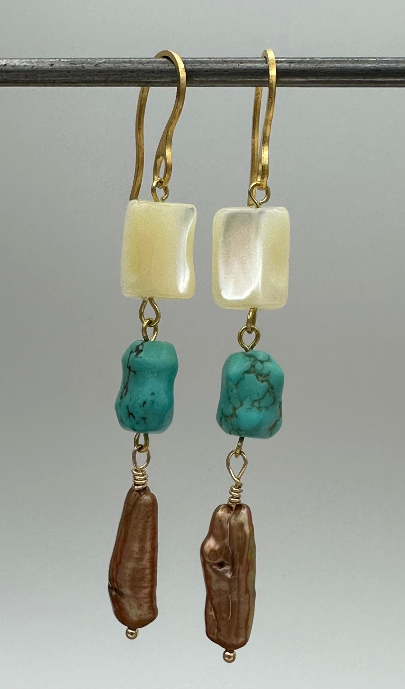 Lange oorbellen in prachtige kleuren