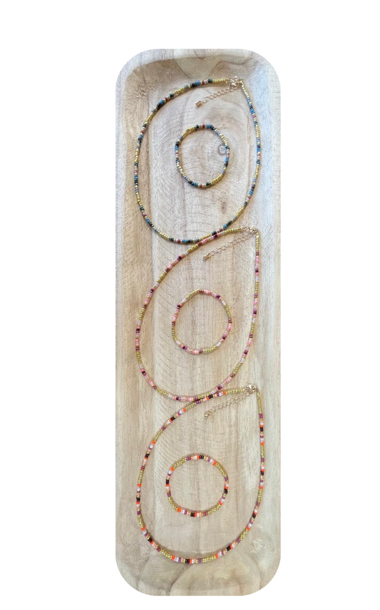 Workshop ketting met bijpassende armband