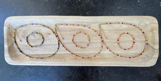 Workshop ketting met bijpassende armband